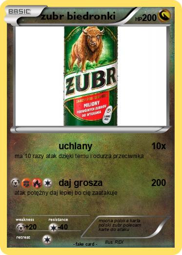 Pokemon zubr biedronki