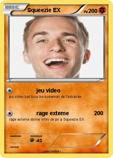 Pokemon Squeezie EX