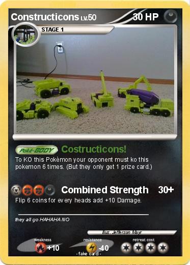 Pokemon Constructicons