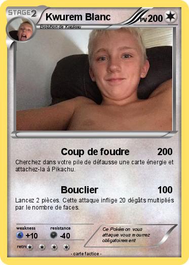 Pokemon Kwurem Blanc