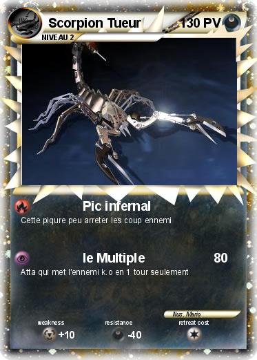 Pokemon Scorpion Tueur