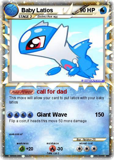 Pokemon Baby Latios