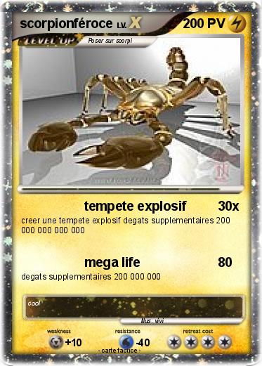 Pokemon scorpionféroce