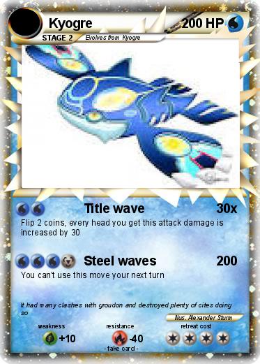 Pokemon Kyogre