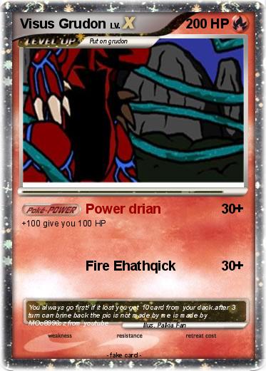 Pokemon Visus Grudon