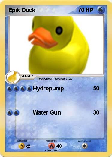 Pokemon Epik Duck