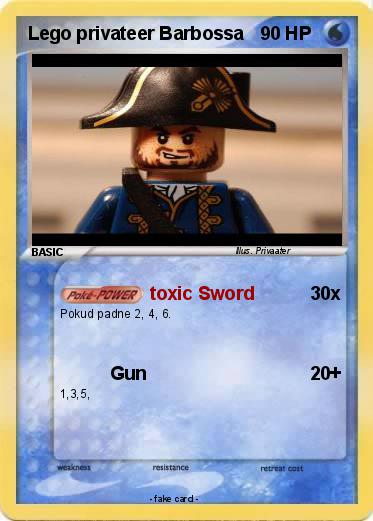 Pokemon Lego privateer Barbossa