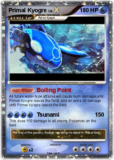 Pokemon Primal Kyogre