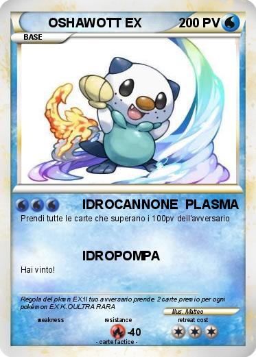 Pokemon OSHAWOTT EX