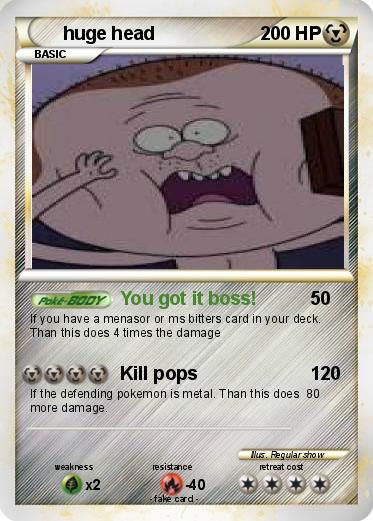 Pokemon huge head