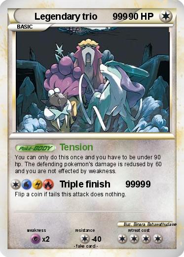 Pokemon Legendary trio      999