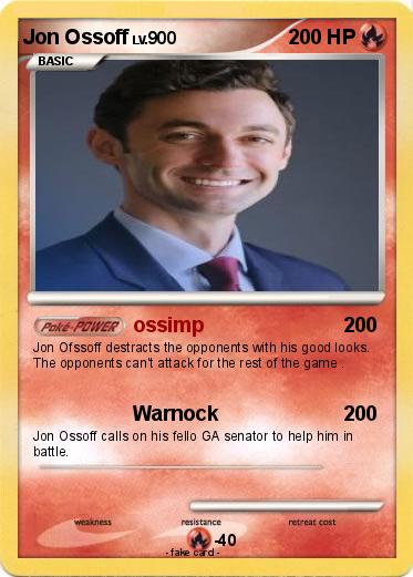 Pokemon Jon Ossoff