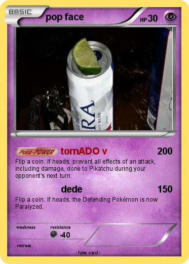 Pokemon pop face