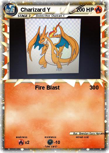 Pokemon Charizard Y