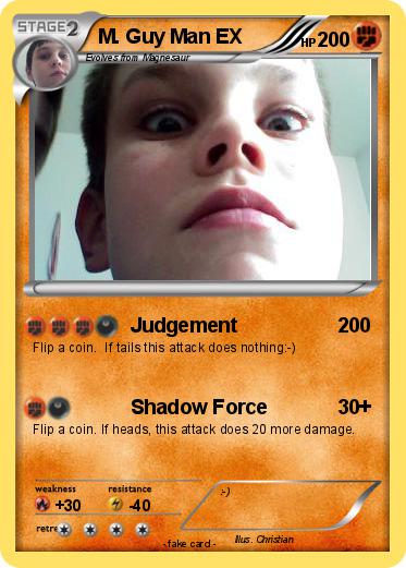 Pokemon M. Guy Man EX