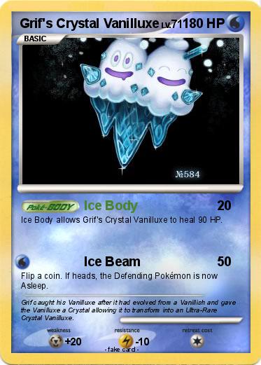 Pokemon Grif's Crystal Vanilluxe