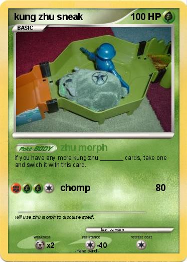 Pokemon kung zhu sneak