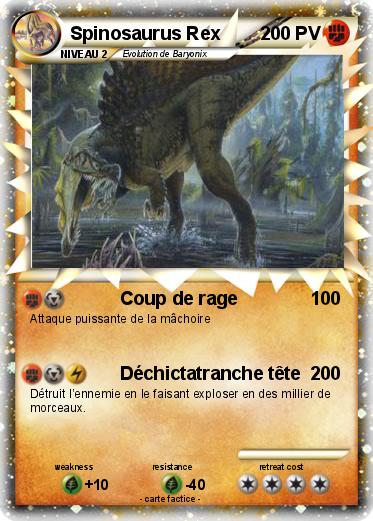 Pokemon Spinosaurus Rex