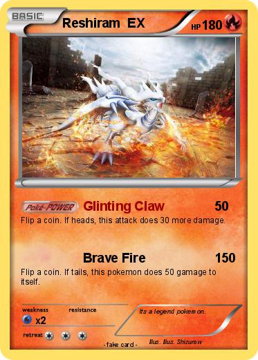 Pokemon Reshiram  EX