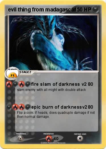 Pokemon evil thing from madagascar