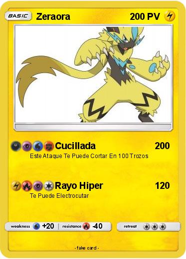 Pokemon Zeraora