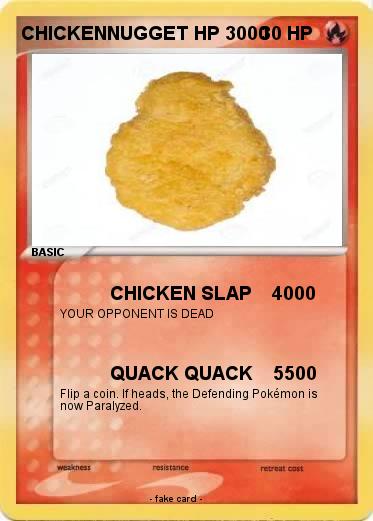 Pokemon CHICKENNUGGET HP 3000