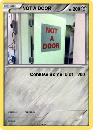 Pokemon NOT A DOOR