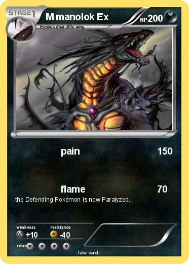 Pokemon M manolok Ex