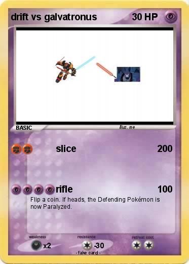 Pokemon drift vs galvatronus