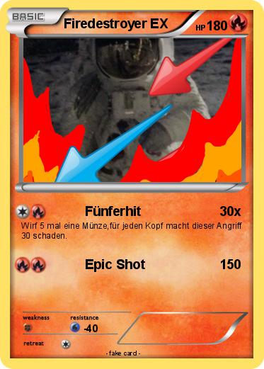 Pokemon Firedestroyer EX