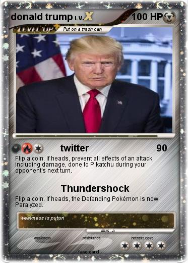 Pokemon donald trump