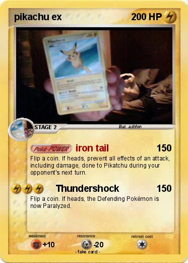 Pokemon pikachu ex