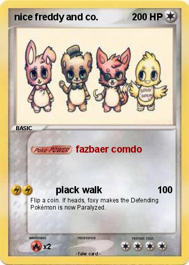 Pokemon nice freddy and co.