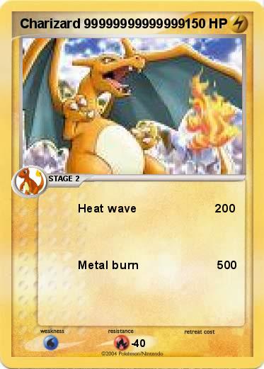 Pokemon Charizard 99999999999999