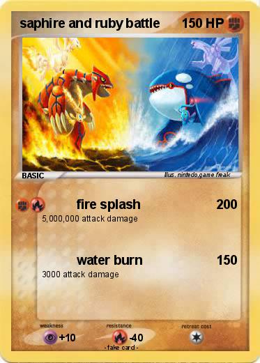 Pokemon saphire and ruby battle