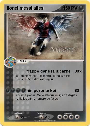Pokemon lionel messi ailes