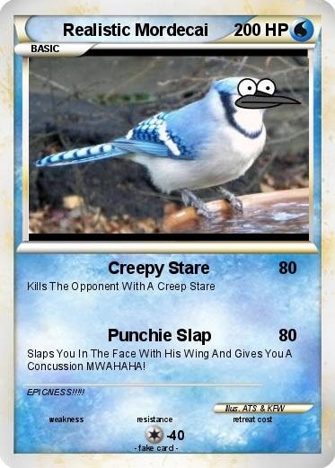 Pokemon Realistic Mordecai