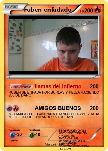 Pokemon ruben enfadado