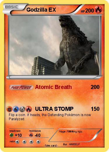 Pokemon Godzilla EX