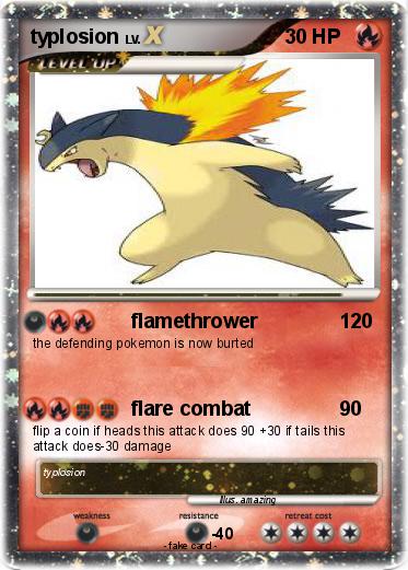 Pokemon typlosion