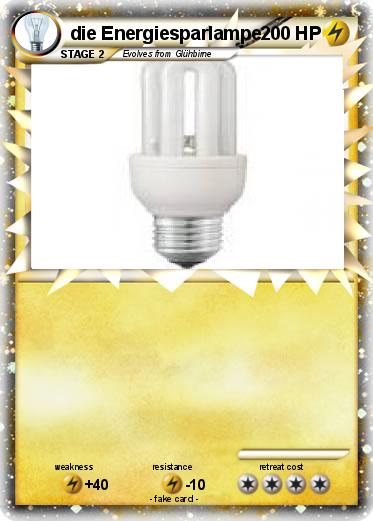 Pokemon die Energiesparlampe