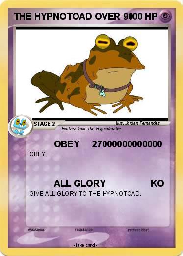 Pokemon THE HYPNOTOAD OVER 90