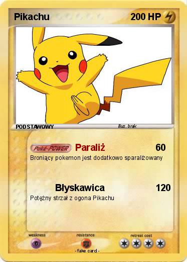 Pokemon Pikachu
