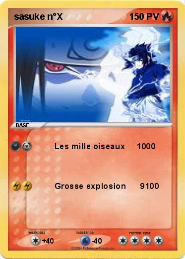Pokemon sasuke n°X