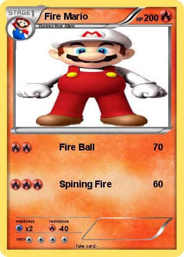 Pokemon Fire Mario