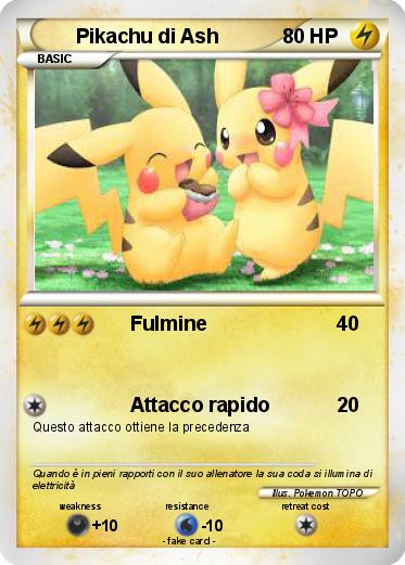 Pokemon Pikachu di Ash