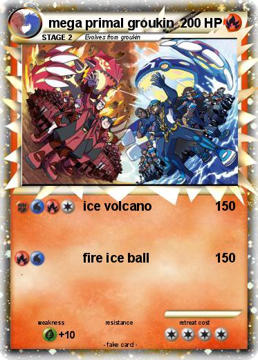 Pokemon mega primal groukin