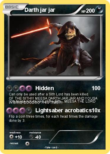 Pokemon Darth jar jar