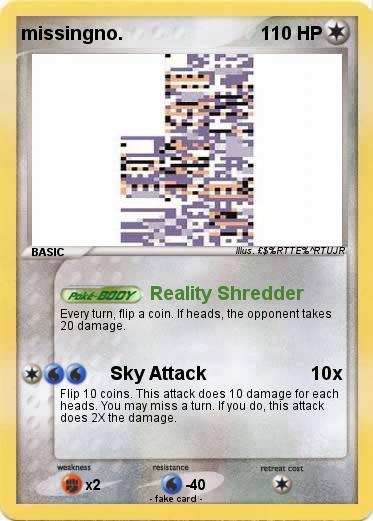 Pokemon missingno.