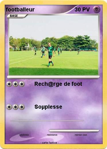 Pokemon footballeur